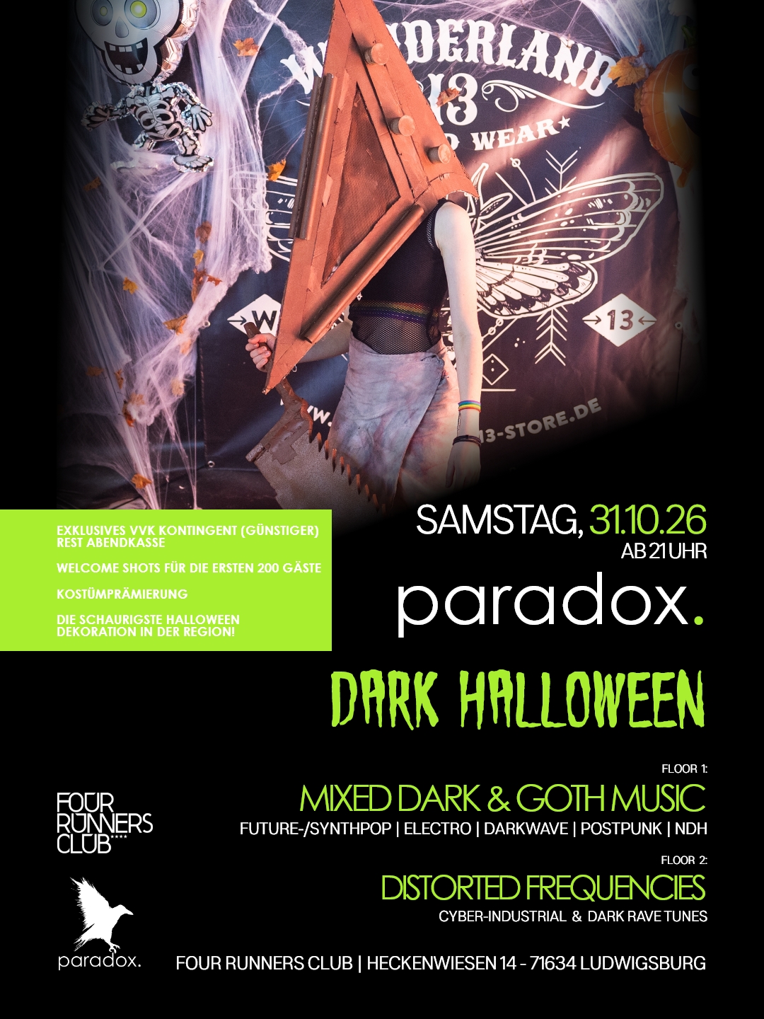 Paradox Dark Halloween Party 2026