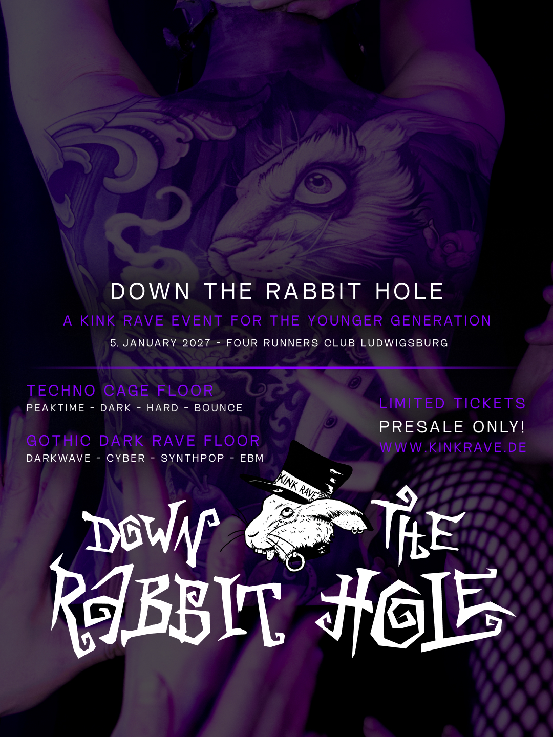 Down The Rabbit Hole Vol. 7 im Four Runners Club Ludwigsburg
