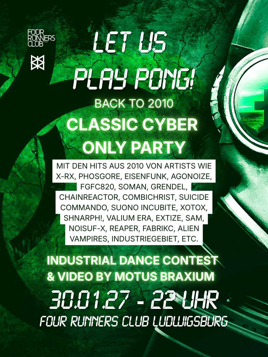 Let Us Play Pong Cyber Industrial Party in Ludwigsburg bei Stuttgart